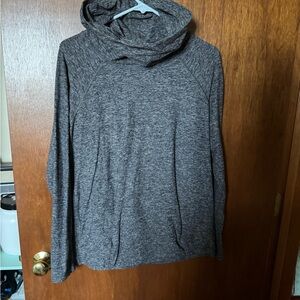 lululemon athletica Gray Cowl Neck Sweater